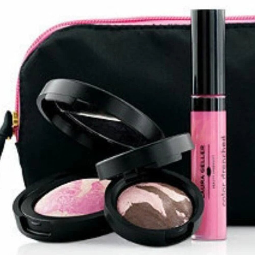Laura Geller - It's A Pink Thing - Makeup Set with cosmetic bag - Picture 2 of 4